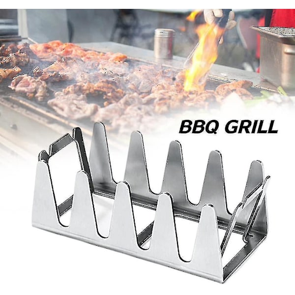 BBQ Rescher Bavarisk Grillställ, Robust Rostfritt Stål, Perfekt Vinkel