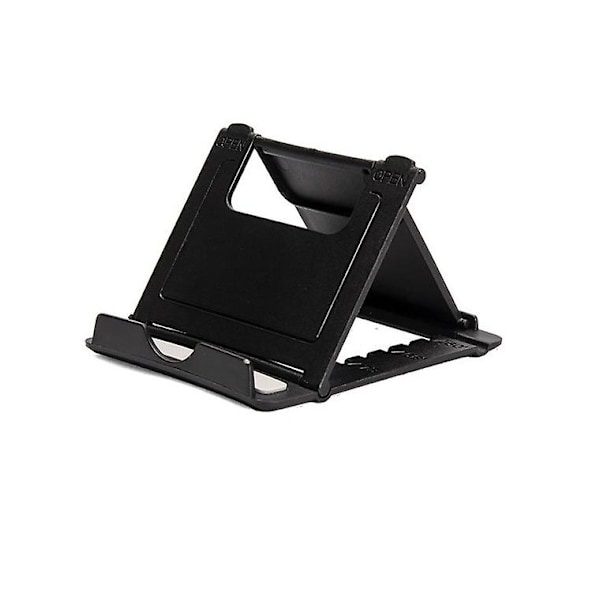 2 stk. Bærbar Mobiltelefon Stativ Holder Desktop Foldbar Lommestørrelse Montering, Universal Justerbar Mobiltelefon Støttefod