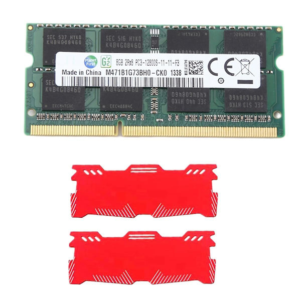 Ddr3 8gb kannettava muisti Ram+jäähdytysliivi 1600mhz Pc3-12800 1.5v 204 nastaa Sodimm 2rx8 kannettavan muistin