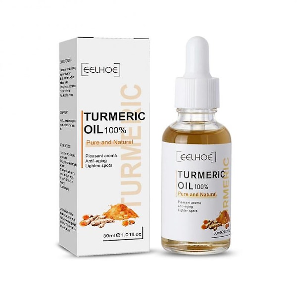 Eelhoe 30ml Turmeric Oil Pure Natural Pleasant Moisturizing Anti-aging Serum Lightens Spots