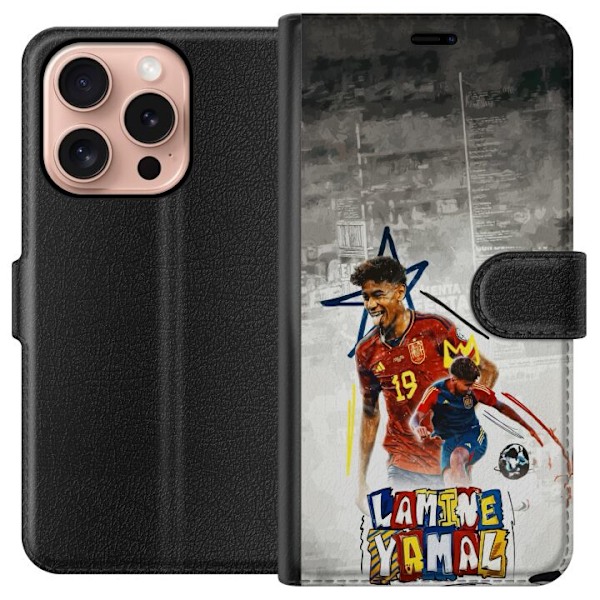 Apple iPhone 16 Pro Wallet Case Lamine Yamal Wallet case