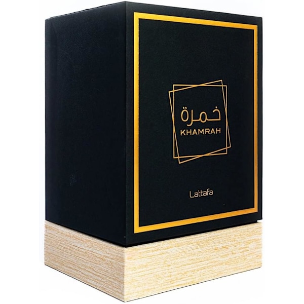 Parfym Lattafa Khamrah - unisex - eau de parfum 100 ml - vanilj, mjuk, varm, kryddig och träig