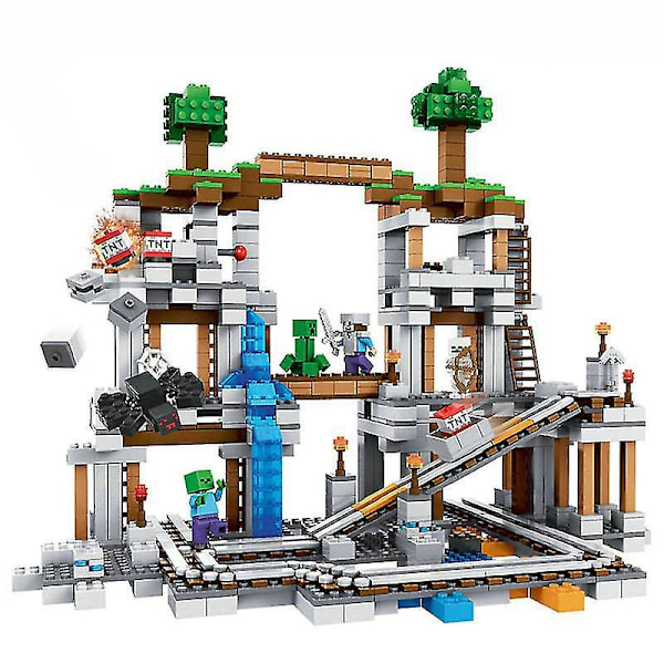 Byggeklosser The Mine Model Bricks Sets Gaver Leker Til Barn Gutter Jenter