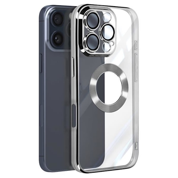 Glam Series Case for iPhone 16 Pro Shockproof Silver