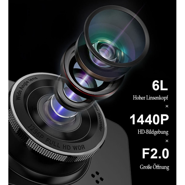 Garmin Dash Cam 47 - Kompakt dashcam med automatisk olycksdetektering, 2-tums (5,1 cm) färgskärm, bred 140° betraktningsvinkel, skarp HD