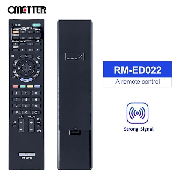 Fjärrkontroll RM-ED022 för Sony TV KDL-37EX402 KDL-32BX300 KDL-32NX500 KDL-40NX500 KDL-32BX400 KDL-40BX400 KDL-22EX302
