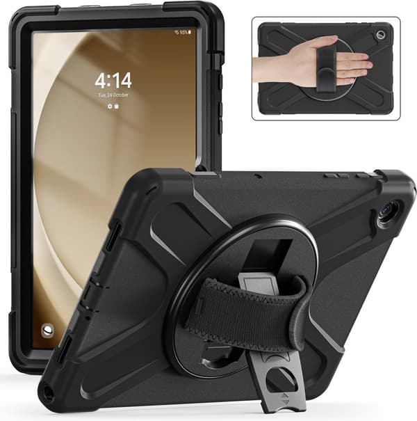 Nettbrettetui egnet for Samsung Galaxy Tab A9 Plus, robust etui - Blå