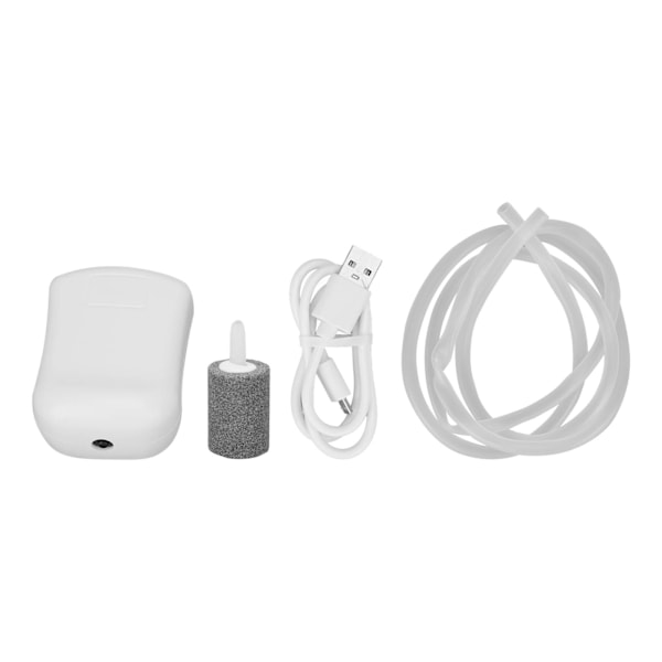 Akvariumsyrepump Tyst USB-driven lågtrycksakvarieluftpump för hemmet 1,5 W