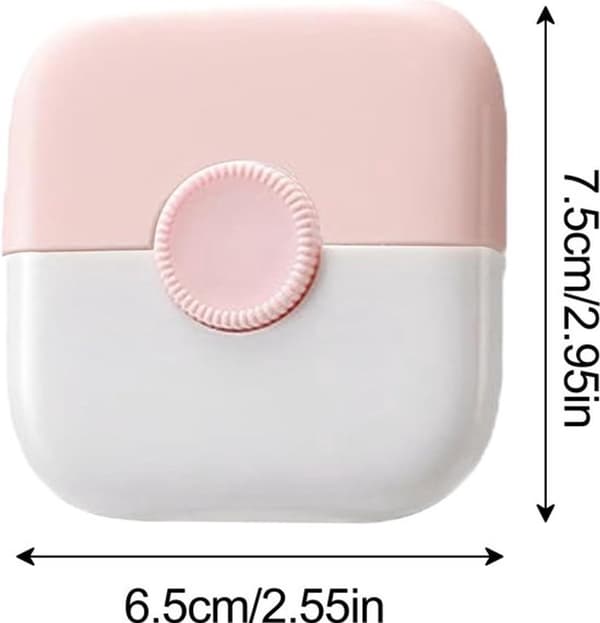 2-i-1 kluvna toppar-trimmer, mini bärbart hårstylingverktyg, rosa