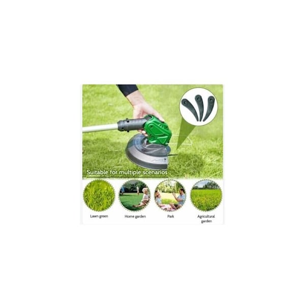 24-pack ersättningsblad för Bosch Durablade Art 23-18 LI Art 26-18 LI gräsklippare, grön ZY