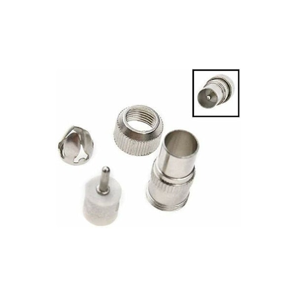 T-formet antenne splitter - 2-vejs antenne splitter - 2 DVB-T/BK stik
