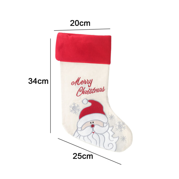 Christmas Stocking Set, Santa Boots Gift Bags for Holiday Decor