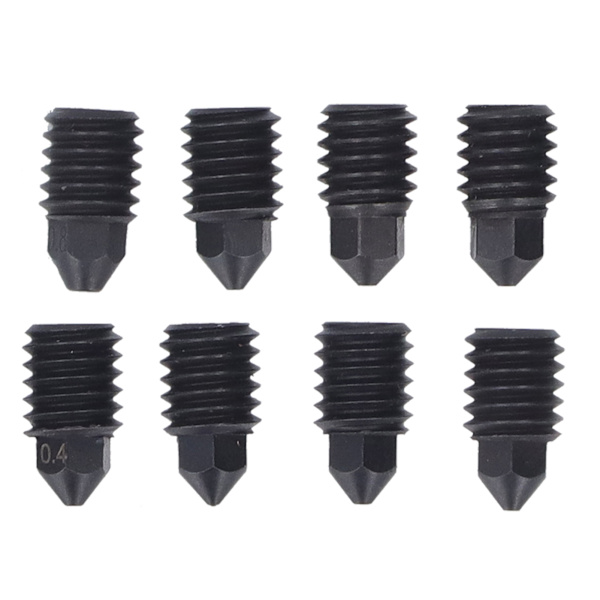 PC-härdat stålmunstycken Bambu Lab 3D-skrivar Extruder Hotend Set 0.2 0.4 0.6 0.8 mm