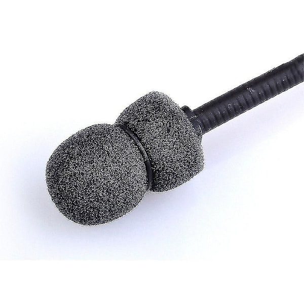 Erstatningsbommikrofon kompatibel med Peltor Comtac II/III 2/3 stil headset 2-pinners mikrofon (YJD)