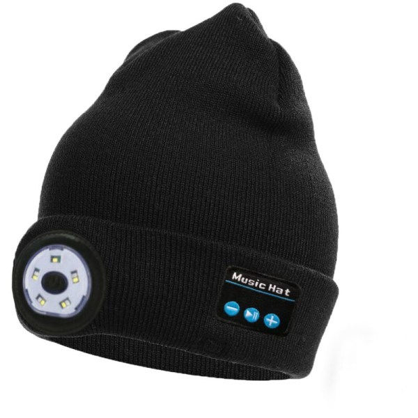 Bluetooth Beanie med indbyggede stereohøjttalere og mikrofon, unisex