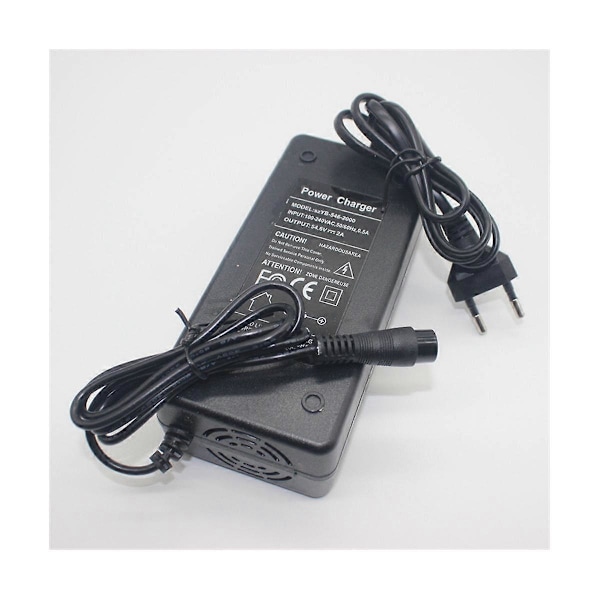 Lader for Pro Speedway elektrisk sparkesykkel ladeadapter tilbehør utgang 54.6V 2A, EU-plugg