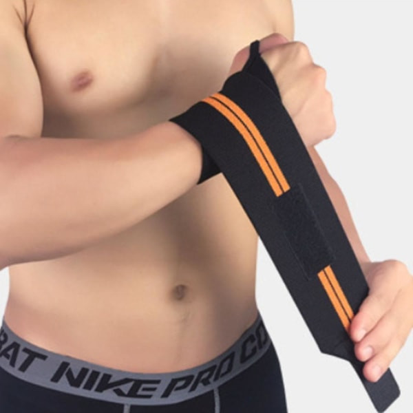 Handledsskydd för tyngdlyftning - 1 par kraftiga tumöglesupport för gymträning