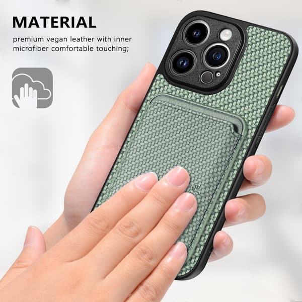 iPhone 16 Plus mobilskal med magnetisk korthållare