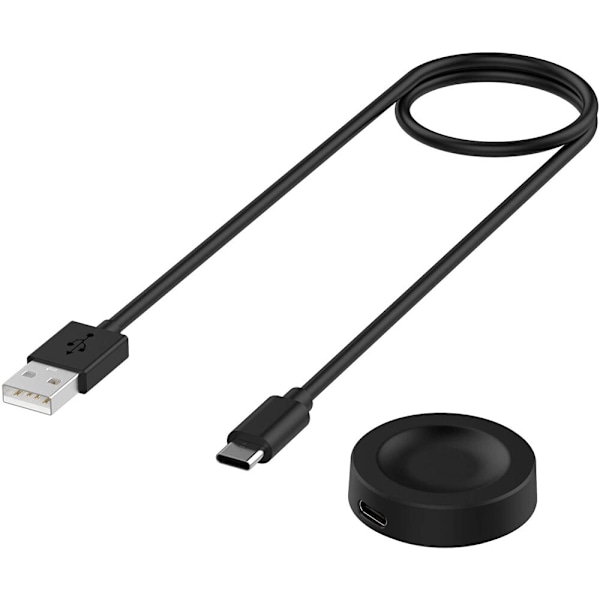 Huawei GT 2 Pro/Watch 3/Watch 4/GT3 Trådlös Laddningsdocka / Magnetisk Snabbladdare Svart