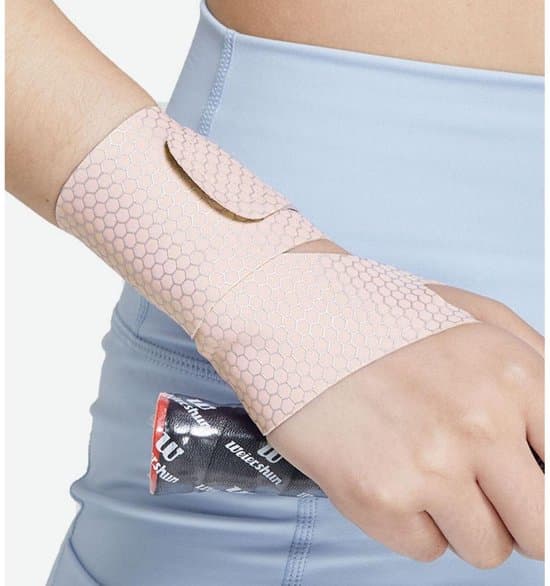 Armband - Handledsskydd - Elastiskt handledsstöd av spandex - Lättvikt 10g - Svart