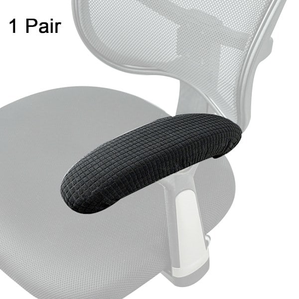 1 par / 2 stk Polyester Avtakbare Holdbare Maskinvaskbare Kontorstol Armlenestoltrekk Smussavvisende Elastisk Vanntett Datamaskin Svingstol