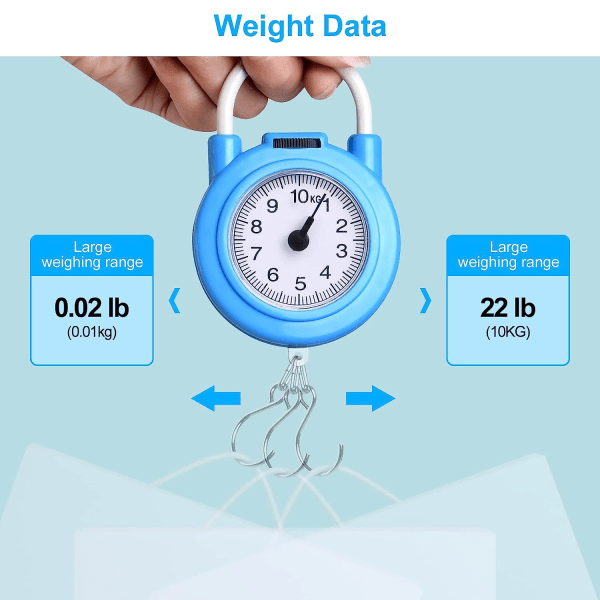 Bärbar Bagagevåg, 10kg Digital Reseväska Vågskala, Resväska Viktmätare