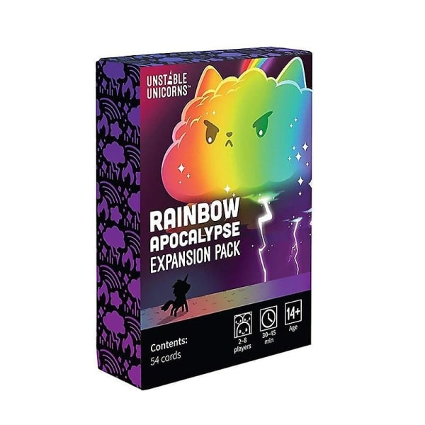 4 stk. Unstable Unicorns Brettspill Engelsk Familie Selskap Utvidet Grunnleggende Versjon Av Klassiske Brettspill [DB] 4 stk.