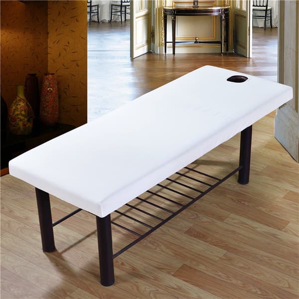 ING Massagebäddmadrass - 80 cm x 80 cm - vit