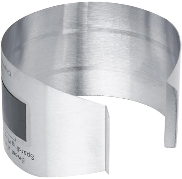 Vintermometer, rustfritt stål LCD-vintermometer, ølflaske, rødvin, armbånd, temperatursensor, vintilbehør