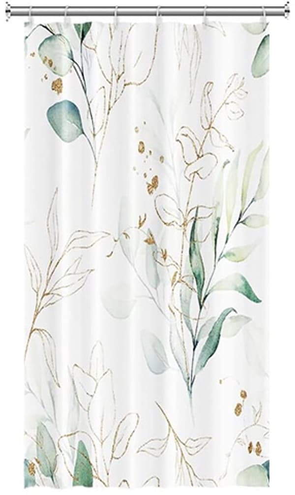 Duschdraperi Anti-Mögel, 120*180cm Vattentätt Polyester Duschdraperi, Eucalyptus Duschdraperi, Med Ringar, Badrumsavdelare, Sovrum