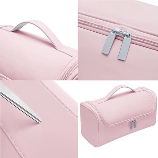 Passer for Dyson/Shark Flexstyle - PU vanntett bæreveske - rosa