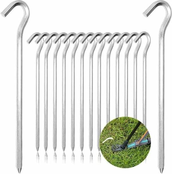 20-pack Tältpinnar - Pinnar - Camping Sandpinnar 18cm