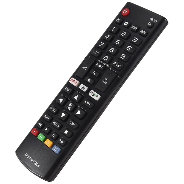 Erstatningsfjernkontroll AKB75375608 for LG TV [DB] svart