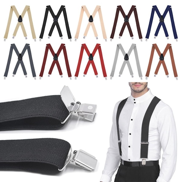 Suspenders til Mænd Elastiske Suspenders 5 5