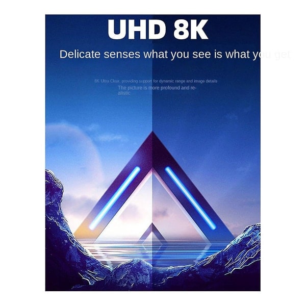 Hdtv-honadapter som stöder Uhs2.1 Multifunktionell bärbar Hd 8k@60hz U-typ Hdtv-adapter med Li([HK])