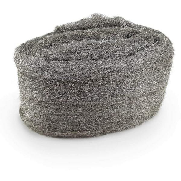 Rustfritt Stål Ull | 0000 Grade Wire Mesh - Myk, Fleksibel, Gjenbrukbar - For Rengjøring, Polering, Glass, Vindu, Fliser, Tre, Metall, Kobber, Messing