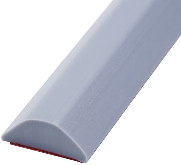 1,5 cm Hög Duschtröskel Vattenbarriär - Vattenbarriär för Inbyggd Dusch - Vikbar (Vit, 1 meter)