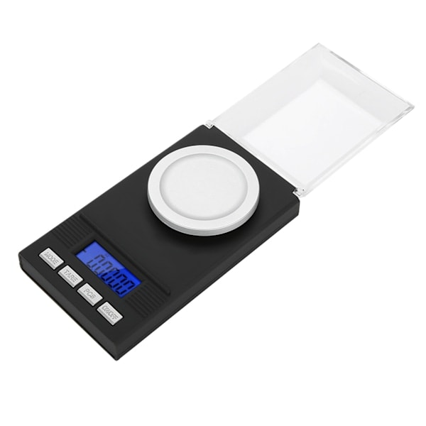 Mini Bärbar 0,001g Precisionsmyckesskala, LED Digital Display, 20g Kapacitet, Fickstorlek