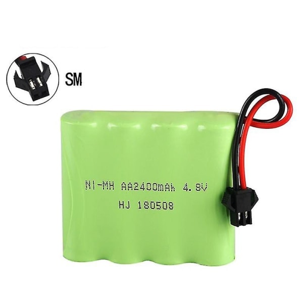 4.8v 2400mah Ni-MH Batteripaket Rc Leksak Elektrisk Belysning Aa 4.8 V 2400 Batteri för Rc Leksaker DB