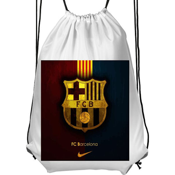 Gympapåse | Lätt Träningsväska för Vuxna FC Barcelona Vit white Vuxen