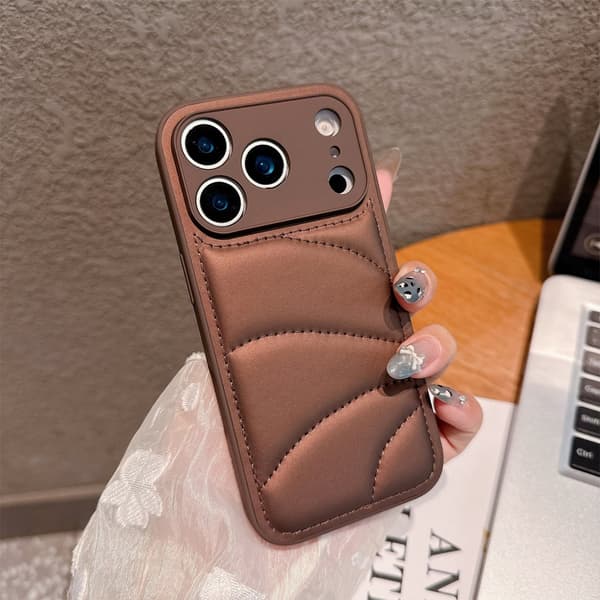Lämplig för iPhone 17 Air mobilskal, dekompressionsdunjackamaterial
