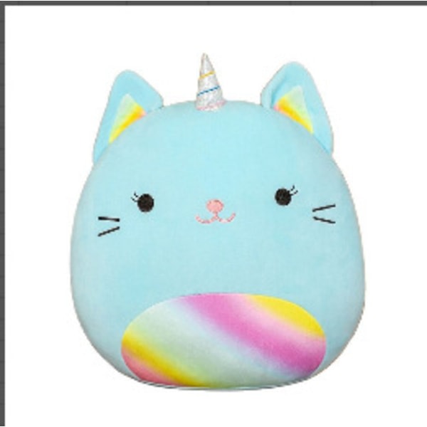 Squishmallows Nicole -kissan ja yksisarvisen sekoitus, 20 cm monivärinen