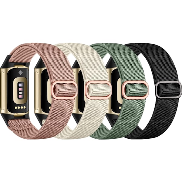 Stropper til Fitbit Charge 5 - Mykt, pustende sportsarmbånd - WELLNGS