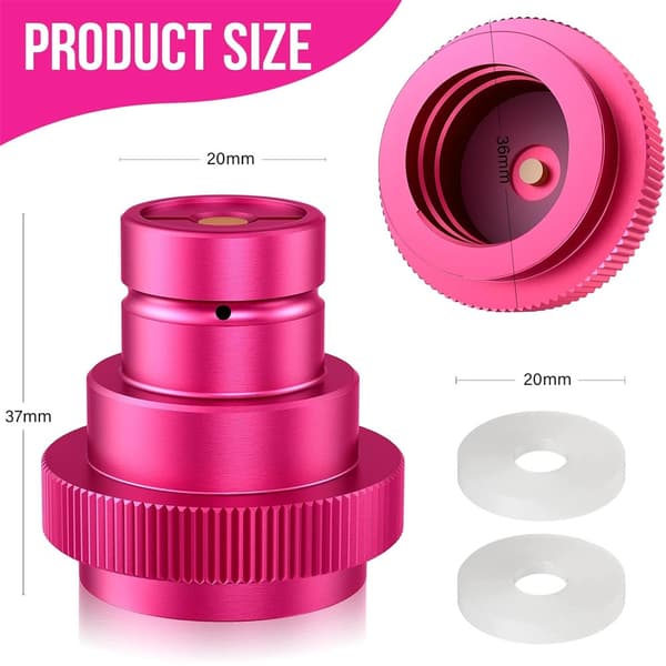 CO2 Quick Adapter - CO2 Sodavandsadapter til Sodastream (Pink)