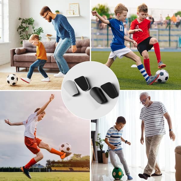 Mini benskydd för barnfotboll - 4-pack - 8 x 5 cm