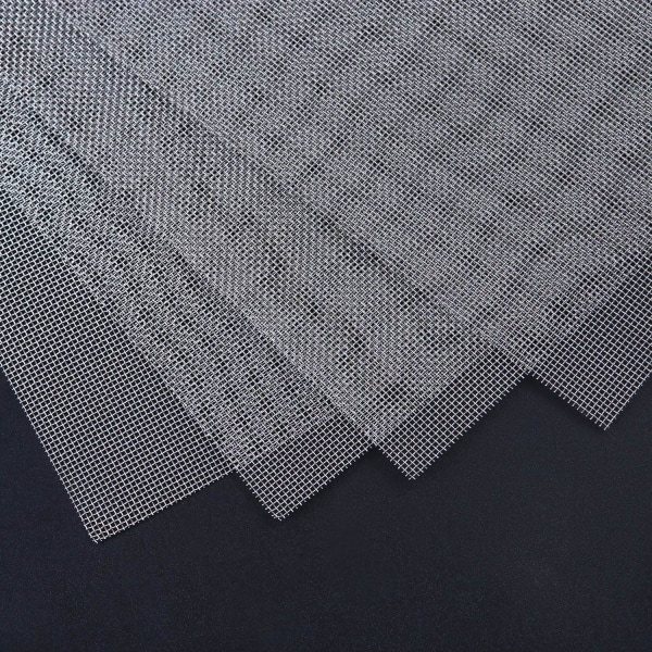 4-pakke 304 rustfritt stål flettet trådgarn, 20 mesh metall insektnett for vinduer/dører, gnagerkontroll