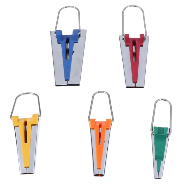 5 Størrelser FabrBias Tape Maker Værktøj, 6mm/9mm/12mm Quilting & Syværktøjer