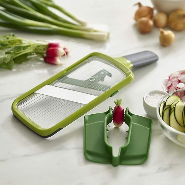 Vegetabilsskivare med exakt grepp om grönsaker - grön