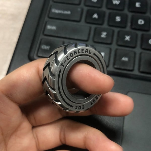 Fidget Slider -lelu EDC, Fidget-lelu, Spinneri, Stressinlievitys aikuisille