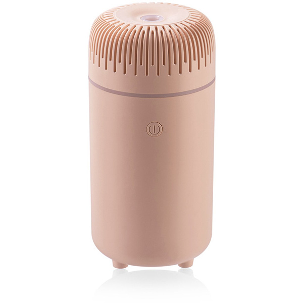 Bil Diffuser Luftfukter, 100ml Luftfukter, Aromaterapi Diffuser, Mini Bærbar Diffuser, Med LED, for Bil Hjem Kontor Soverom, Rosa